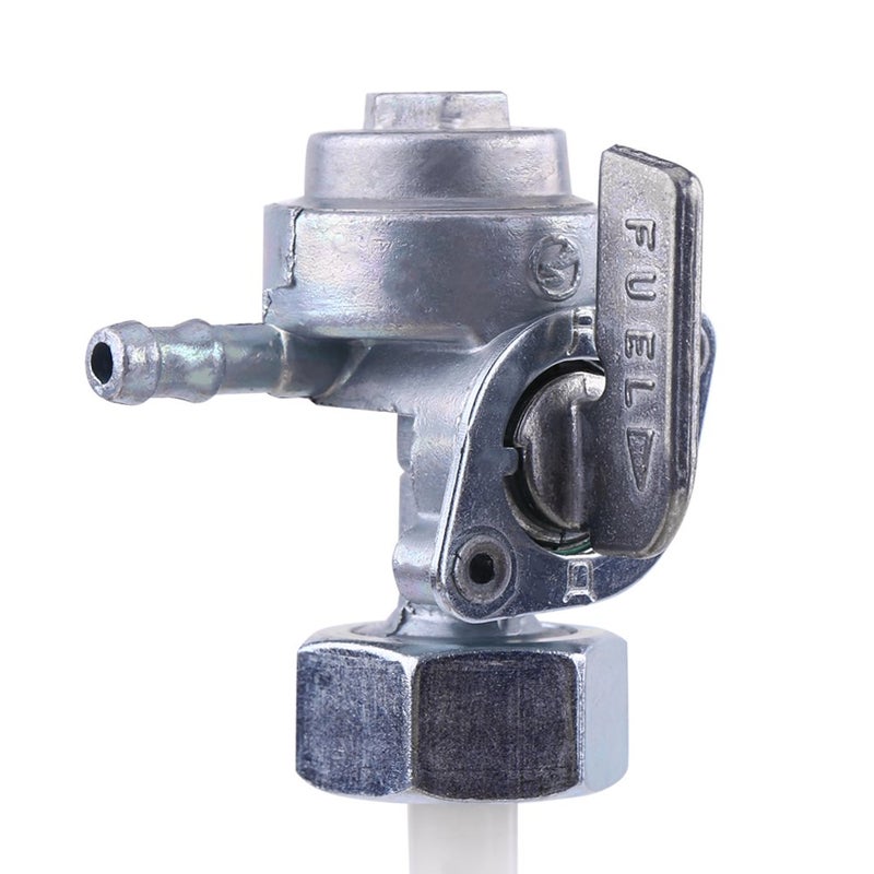 Miskall Motorcycle Fuel Switch, Gas Fuel Petcock Valve Switch Motorcycle Fuel On/Off Valve Switch Petcock Oil Tank Hose Tap For Honda 125cc CG 125 Engine - Image 4